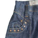 Einstein Bray Dragon Embroidery High Waist Skinny Jeans Italian Size 28