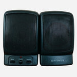 RadioShack Optimus AMX-4 Portable Amplified Speakers Pair Compact Audio System