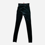 SPANX Up & Coming Black Velvet Slimming Pull-On Leggings Womens Sz Small EXC