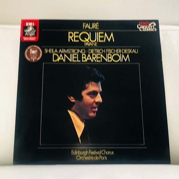 LP Gabriel Faure, Daniel Barenboim, Sheila Armstrong - Requiem Vinyl Record