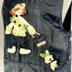 Women's Black Premium Loose Fit 3D Stylist Apron Dress S-L Professional EXC