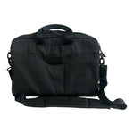 INCASE Black Canvas Laptop Briefcase Messenger Bag 14" Adjustable Strap Unisex