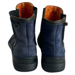 TCHOCO Blue Suede Chelsea Ankle Boots Women’s Sneakers Booties Size 6