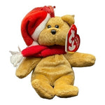TY Beanie Baby 1997 Holiday Teddy Bear 8" & Jingle Beanies Ornament 4.5" NWT Set