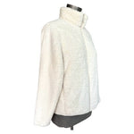 UNIQLO Fluffy Yarn Fleece Jacket Ivory Full Zip Fur Cardigan Women S