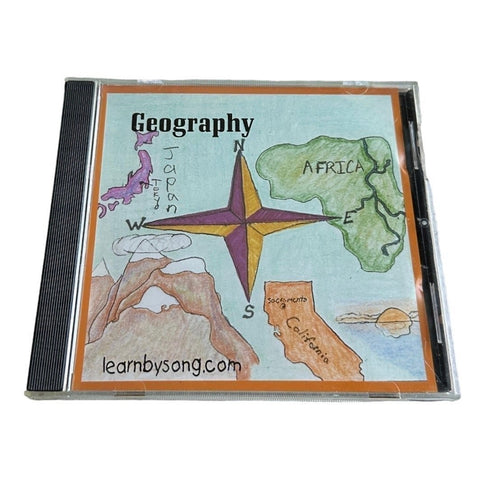 Geography CD Learn By Song CD Easy Way To Learn Geography Through Songs