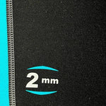 CRESSI LIDO Women’s Shorty Wetsuit Size M 2mm Neoprene Black Grey Aqua NWT