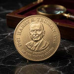 Harry S. Truman 33rd President 1945-1953 Brass Commemorative Medal Token Coin VF