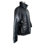 Glossy Ski Jacket HEAD Women’s Black Snow Jacket Zip Front Puffer Size M/L